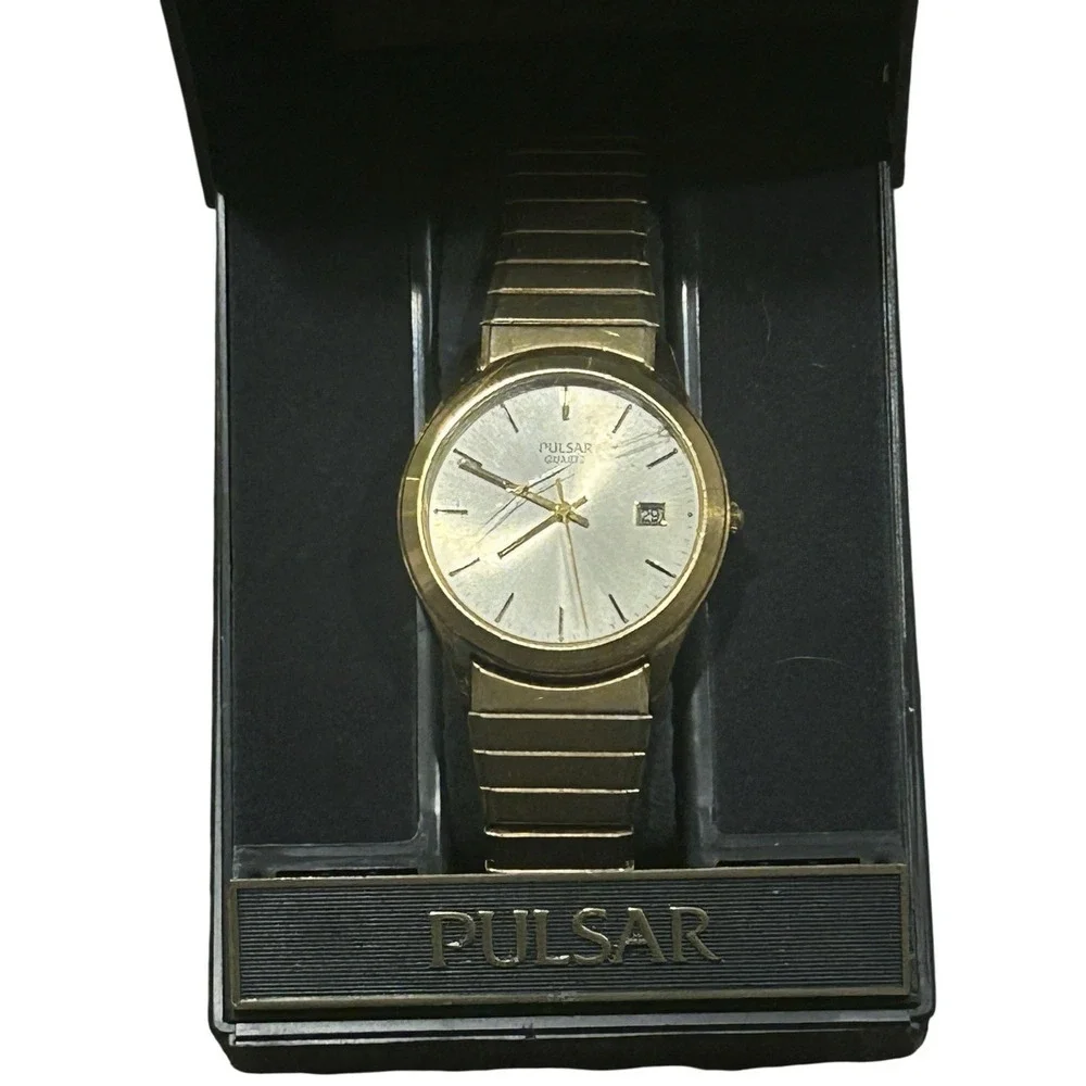 RARE VINTAGE 1980 PULSAR Quartz Watch V722-X036